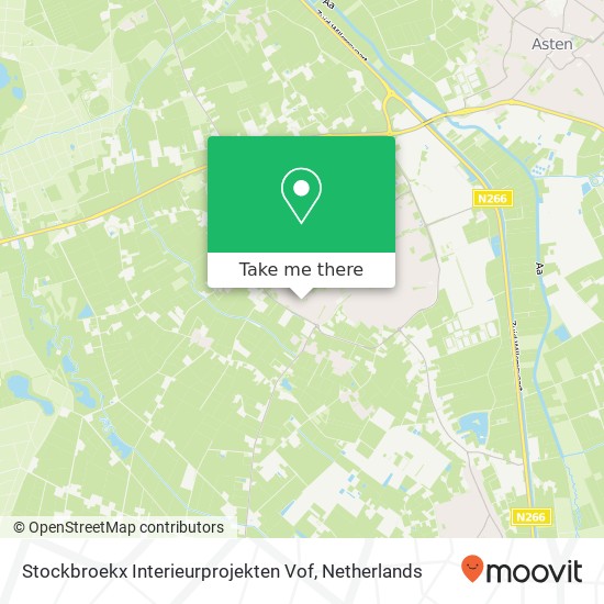 Stockbroekx Interieurprojekten Vof kaart