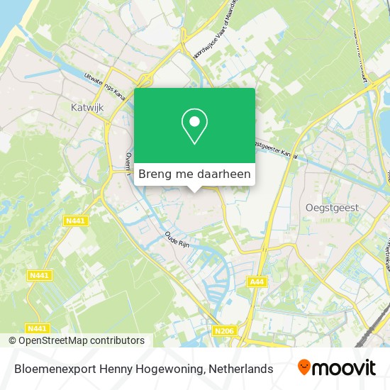 Bloemenexport Henny Hogewoning kaart