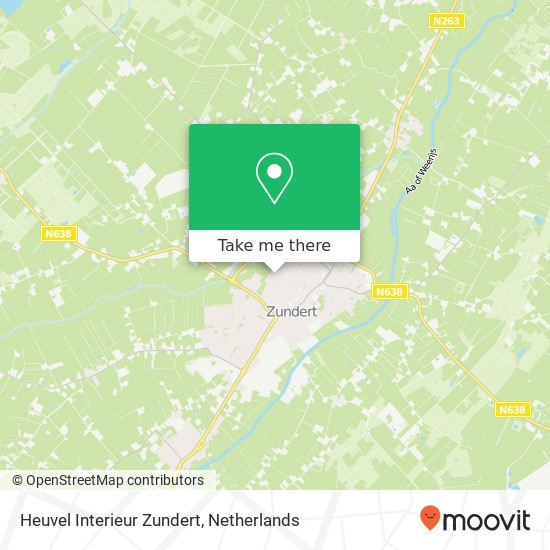 Heuvel Interieur Zundert kaart