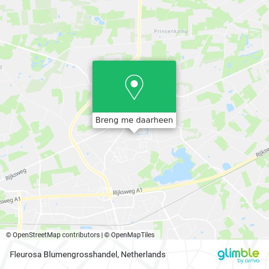 Fleurosa Blumengrosshandel kaart