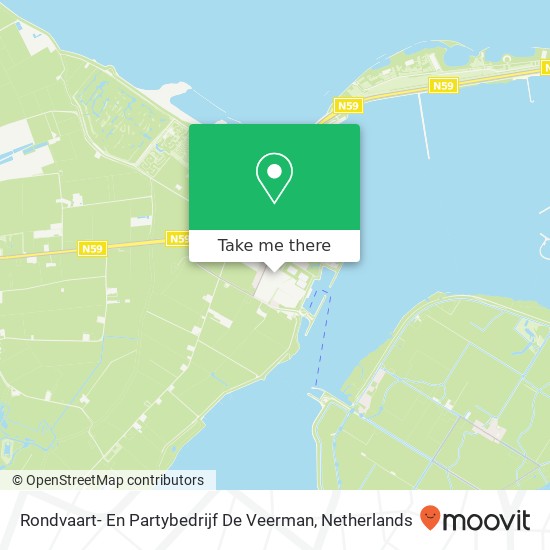 Rondvaart- En Partybedrijf De Veerman kaart