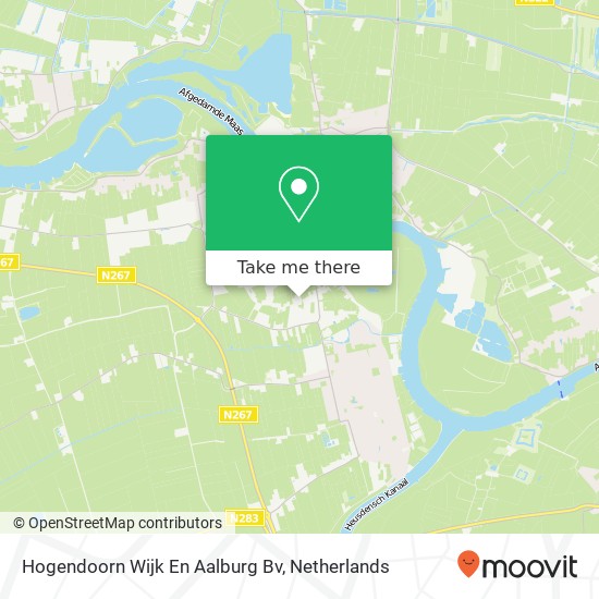 Hogendoorn Wijk En Aalburg Bv kaart