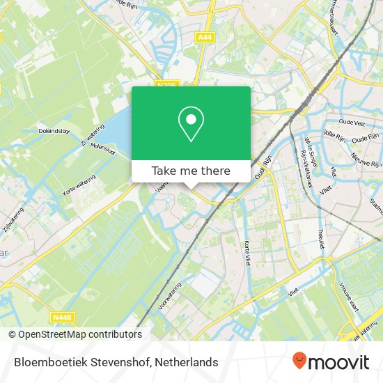 Bloemboetiek Stevenshof kaart