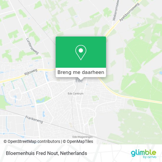 Bloemenhuis Fred Nout kaart