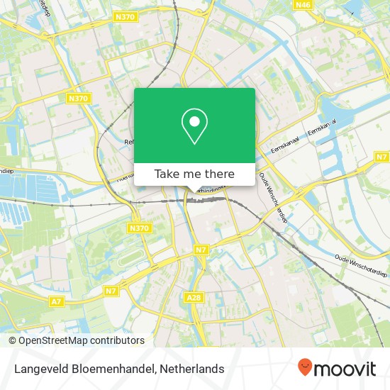 Langeveld Bloemenhandel kaart