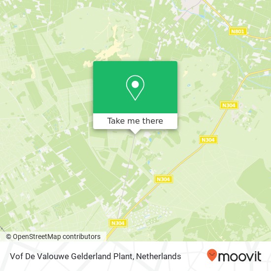 Vof De Valouwe Gelderland Plant kaart