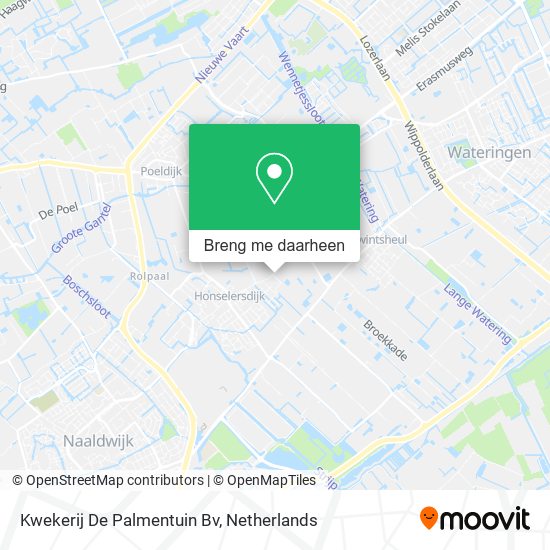 Kwekerij De Palmentuin Bv kaart