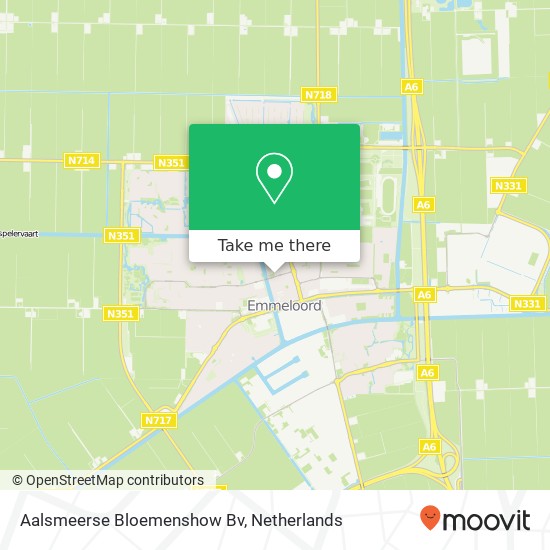 Aalsmeerse Bloemenshow Bv kaart