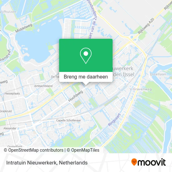 Intratuin Nieuwerkerk kaart