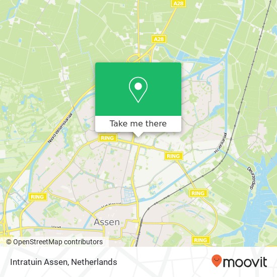 Intratuin Assen kaart