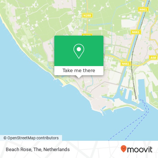 Beach Rose, The kaart
