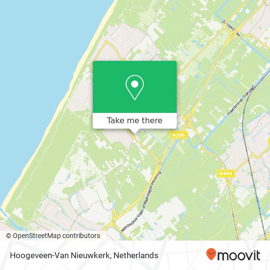 Hoogeveen-Van Nieuwkerk kaart