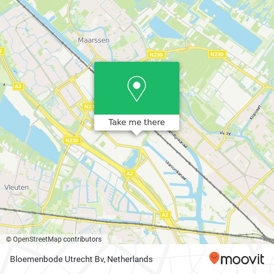 Bloemenbode Utrecht Bv kaart