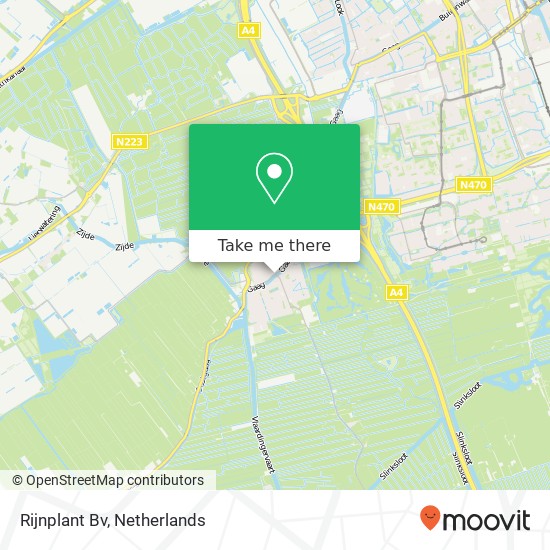 Rijnplant Bv kaart