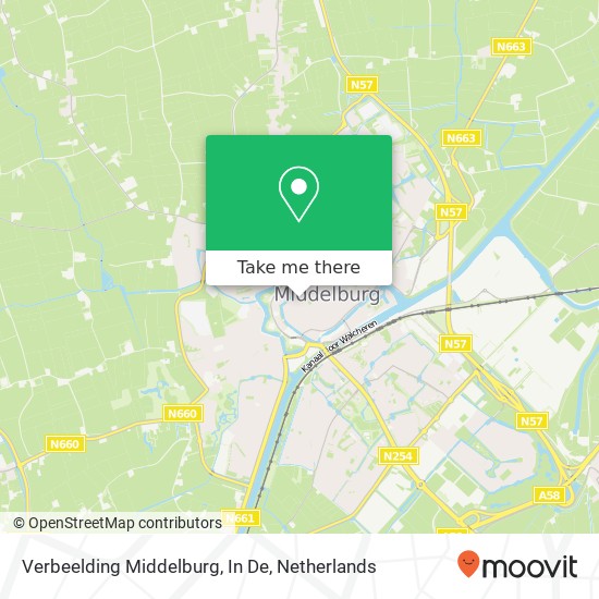 Verbeelding Middelburg, In De kaart