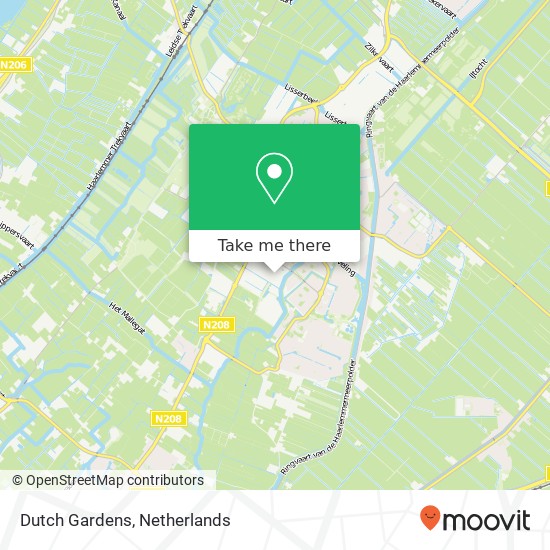 Dutch Gardens kaart