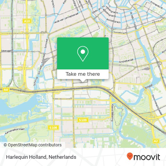 Harlequin Holland kaart
