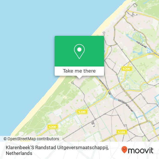 Klarenbeek'S Randstad Uitgeversmaatschappij kaart