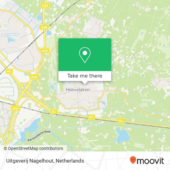 Uitgeverij Nagelhout kaart