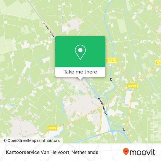 Kantoorservice Van Helvoort kaart