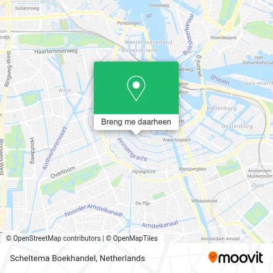 Scheltema Boekhandel kaart