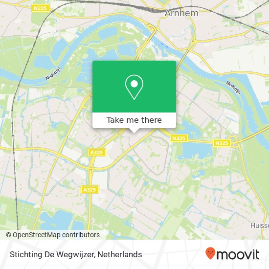 Stichting De Wegwijzer kaart