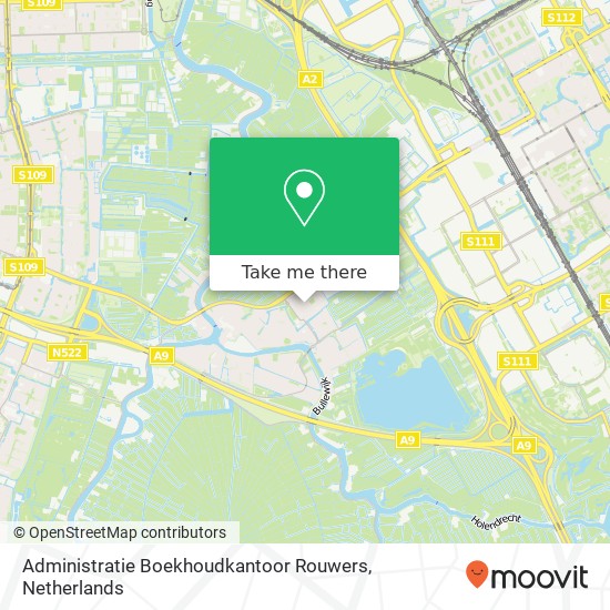 Administratie Boekhoudkantoor Rouwers kaart