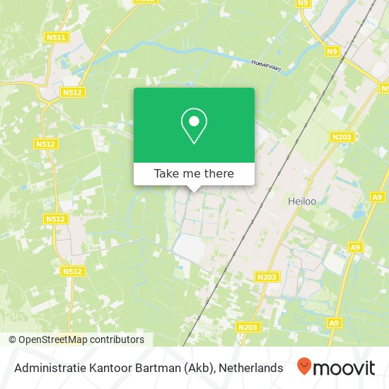 Administratie Kantoor Bartman (Akb) kaart