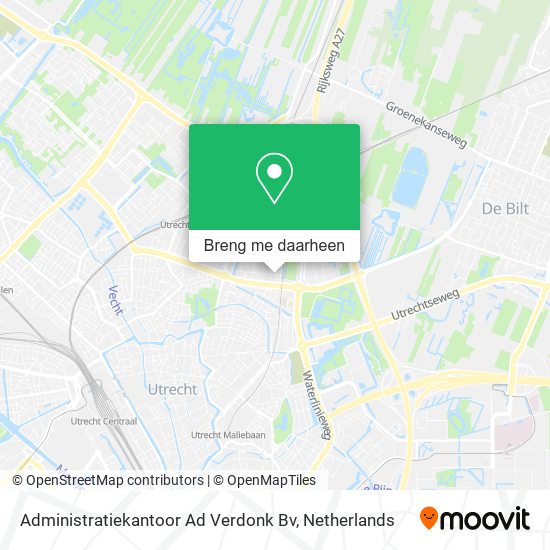 Administratiekantoor Ad Verdonk Bv kaart