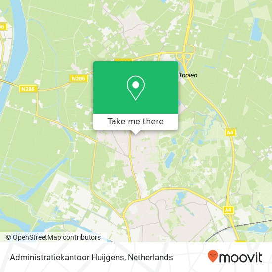 Administratiekantoor Huijgens kaart