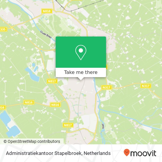 Administratiekantoor Stapelbroek kaart