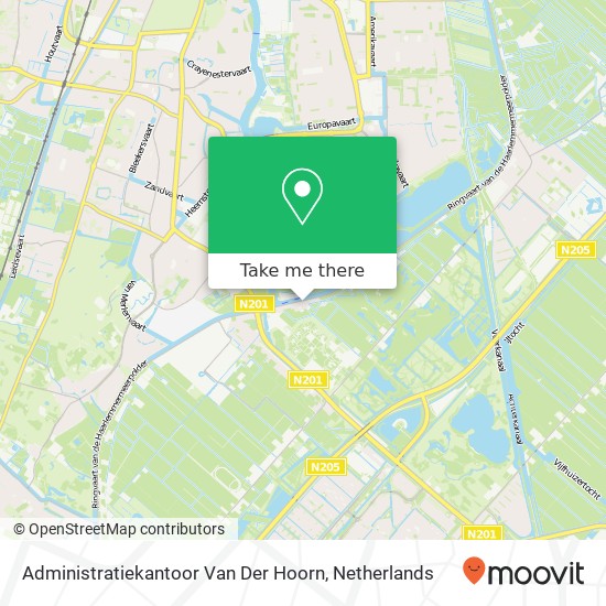 Administratiekantoor Van Der Hoorn kaart