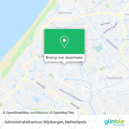 Administratiekantoor Wijnbergen kaart