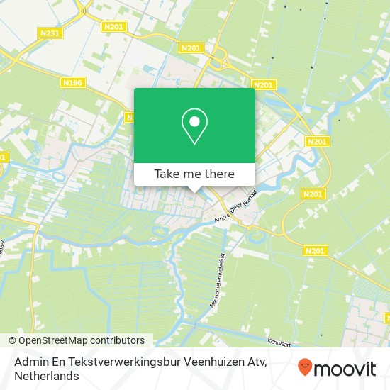 Admin En Tekstverwerkingsbur Veenhuizen Atv kaart