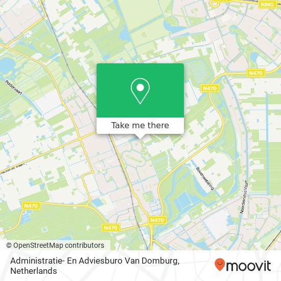 Administratie- En Adviesburo Van Domburg kaart