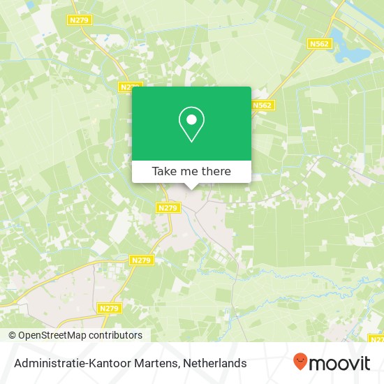 Administratie-Kantoor Martens kaart