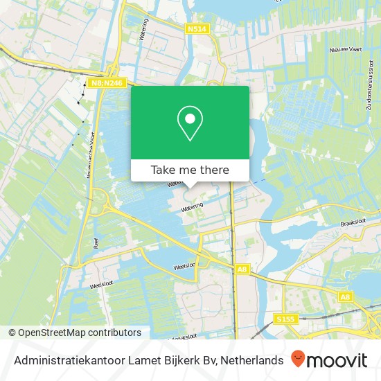 Administratiekantoor Lamet Bijkerk Bv kaart