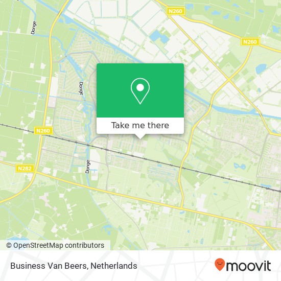 Business Van Beers kaart
