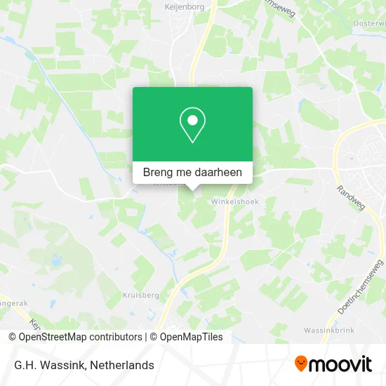 G.H. Wassink kaart