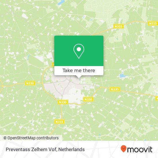 Preventass Zelhem Vof kaart