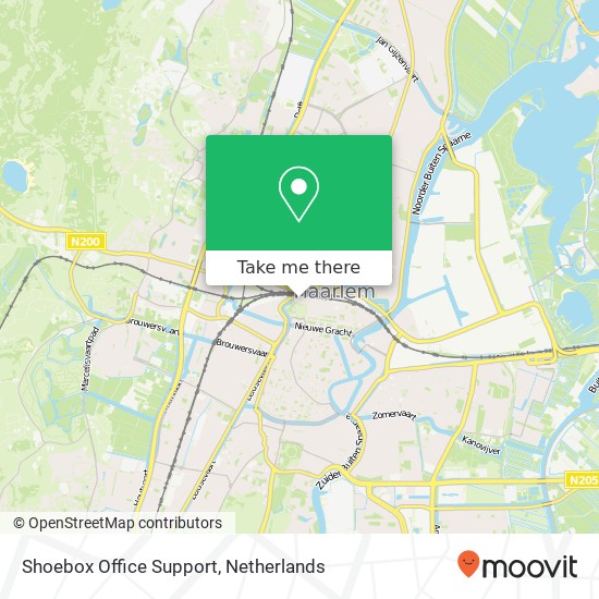 Shoebox Office Support kaart