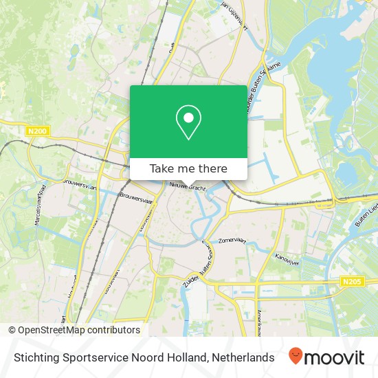 Stichting Sportservice Noord Holland kaart