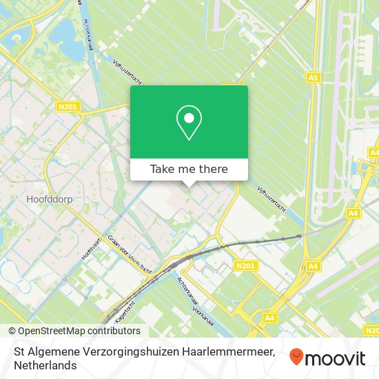 St Algemene Verzorgingshuizen Haarlemmermeer kaart