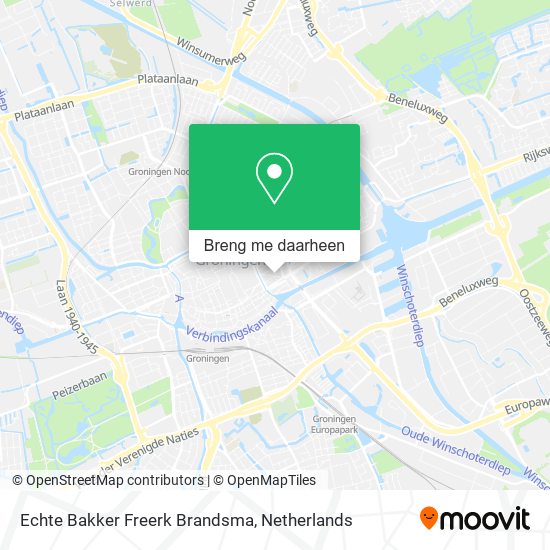 Echte Bakker Freerk Brandsma kaart