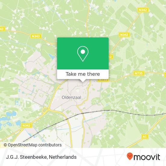 J.G.J. Steenbeeke kaart
