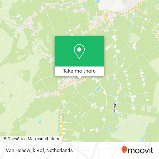 Van Heeswijk Vof kaart