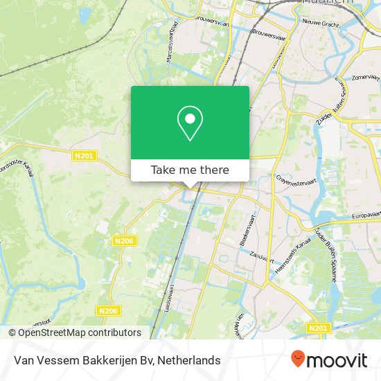 Van Vessem Bakkerijen Bv kaart