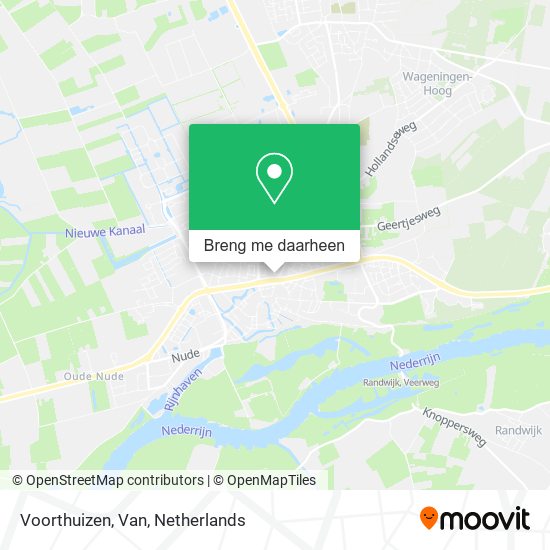 Voorthuizen, Van kaart