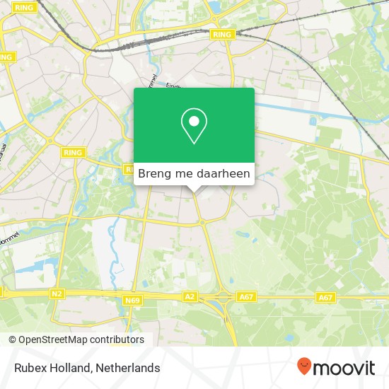 Rubex Holland kaart