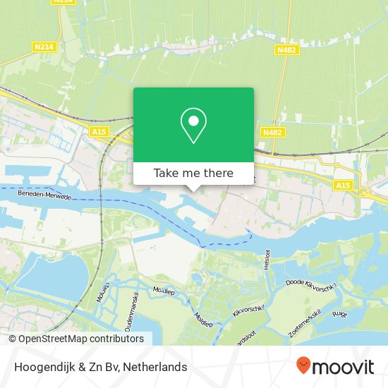 Hoogendijk & Zn Bv kaart